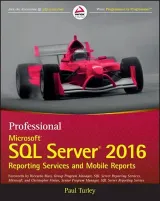 Portada de Professional Microsoft SQL Server 2016 Reporting Services and Mobile Reports