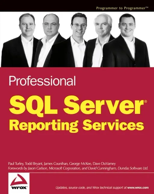 Portada de Professional SQL Server Reporting Services