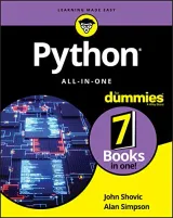 Portada de Python All-in-One For Dummies
