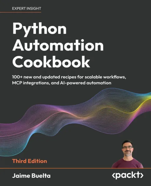 Portada de Python Automation Cookbook, 3rd Edition