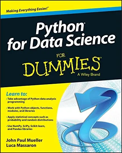 Portada de Python for Data Science For Dummies
