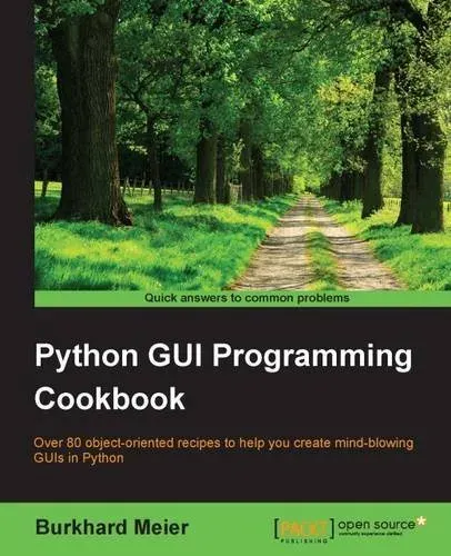 Portada de Python GUI Programming Cookbook