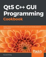 Portada de Qt5 C++ GUI Programming Cookbook