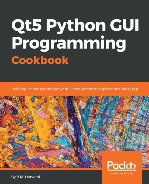 Portada de Qt5 Python GUI Programming Cookbook