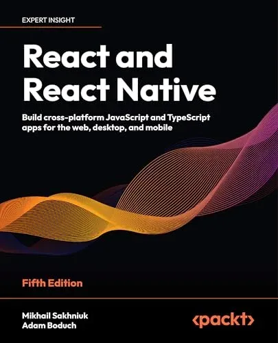 Portada de React and React Native, 5th Edition