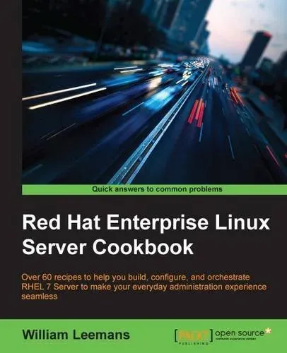 Portada de Red Hat Enterprise Linux Server Cookbook