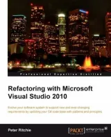 Portada de Refactoring with Microsoft Visual Studio 2010
