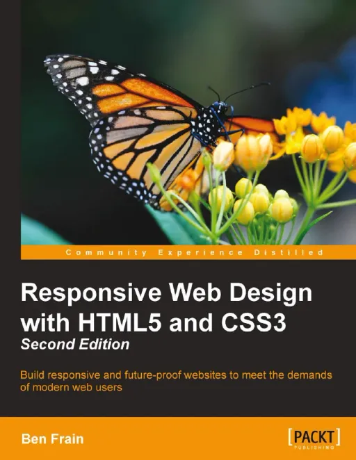 Portada de Responsive Web Design with HTML5 and CSS3, 2nd Edition