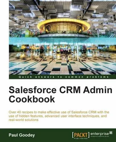 Portada de Salesforce CRM Admin Cookbook