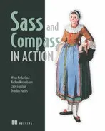 Portada de Sass and Compass in Action