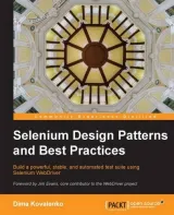 Portada de Selenium Design Patterns and Best Practices