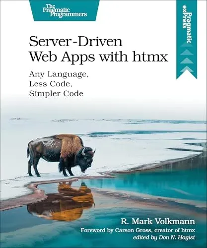 Portada de Server-Driven Web Apps with htmx