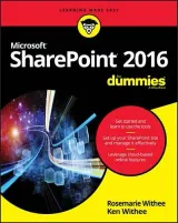 Portada de SharePoint 2016 For Dummies