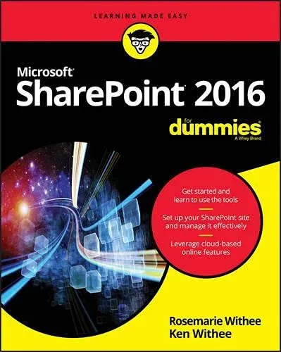Portada de SharePoint 2016 For Dummies