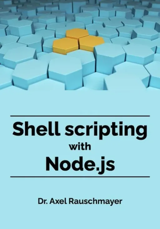Portada de Shell scripting with Node.js