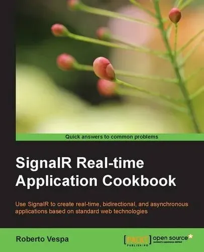 Portada de SignalR Real-time Application Cookbook