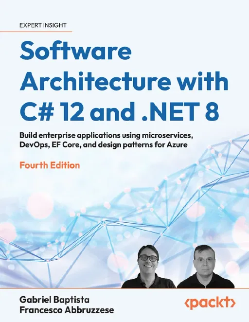 Portada de Software Architecture with C# 12 and .NET 8, 4th Edition