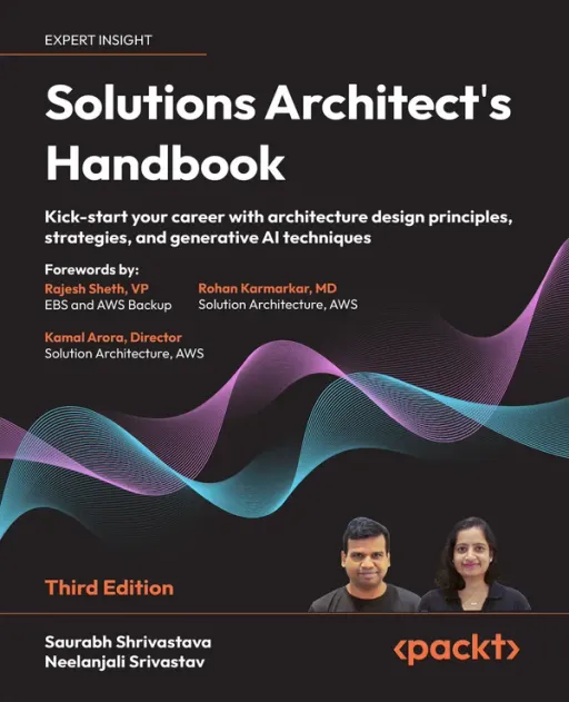 Portada de Solutions Architect’s Handbook, 3rd Edition