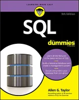 Portada de SQL For Dummies, 9th Edition