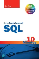 Portada de SQL in 10 Minutes, 5th Edition