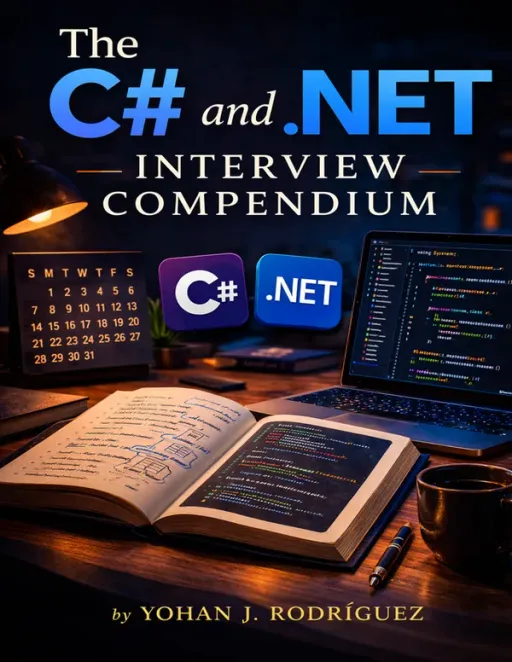 Portada de The C# and .NET Interview Compendium