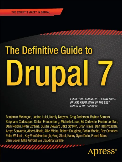 Portada de The Definitive Guide to Drupal 7
