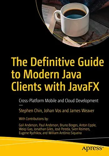 Portada de The Definitive Guide to Modern Java Clients with JavaFX