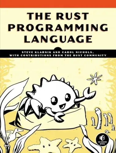 Portada de The Rust Programming Language