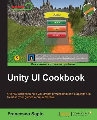 Portada de Unity UI Cookbook