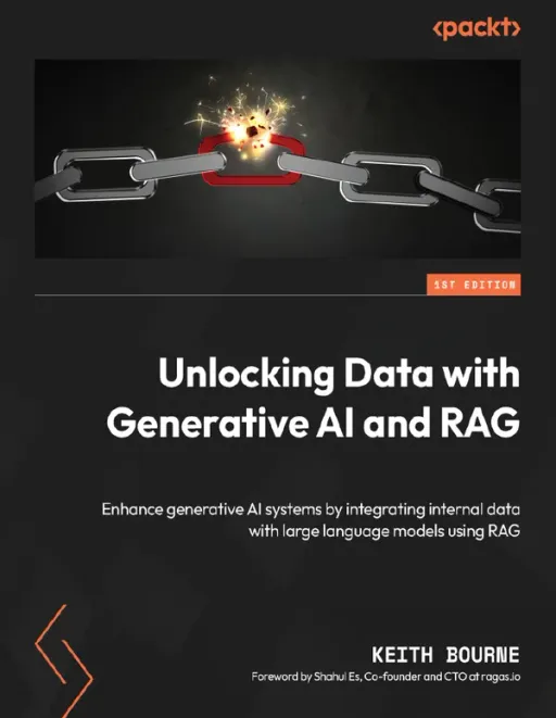 Portada de Unlocking Data with Generative AI and RAG