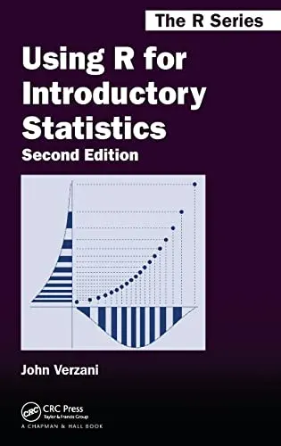 Portada de Using R for Introductory Statistics, 2nd Edition