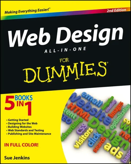 Portada de Web Design All-in-One For Dummies, 2nd Edition