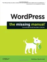 Portada de WordPress The Missing Manual