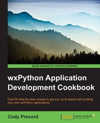 Portada de wxPython Application Development Cookbook