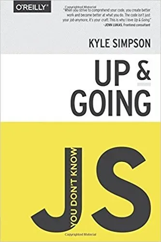Portada de You Don't Know JS. Up & Going